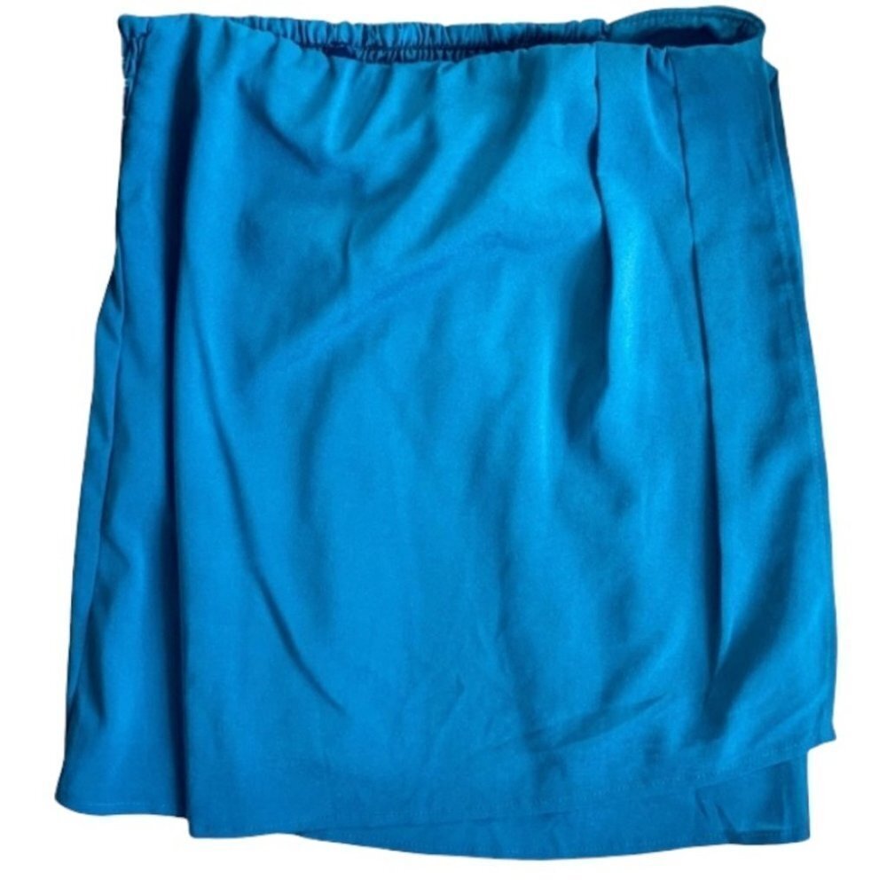 FINAL TOUCH Green emerald mini summer skirt  size small
